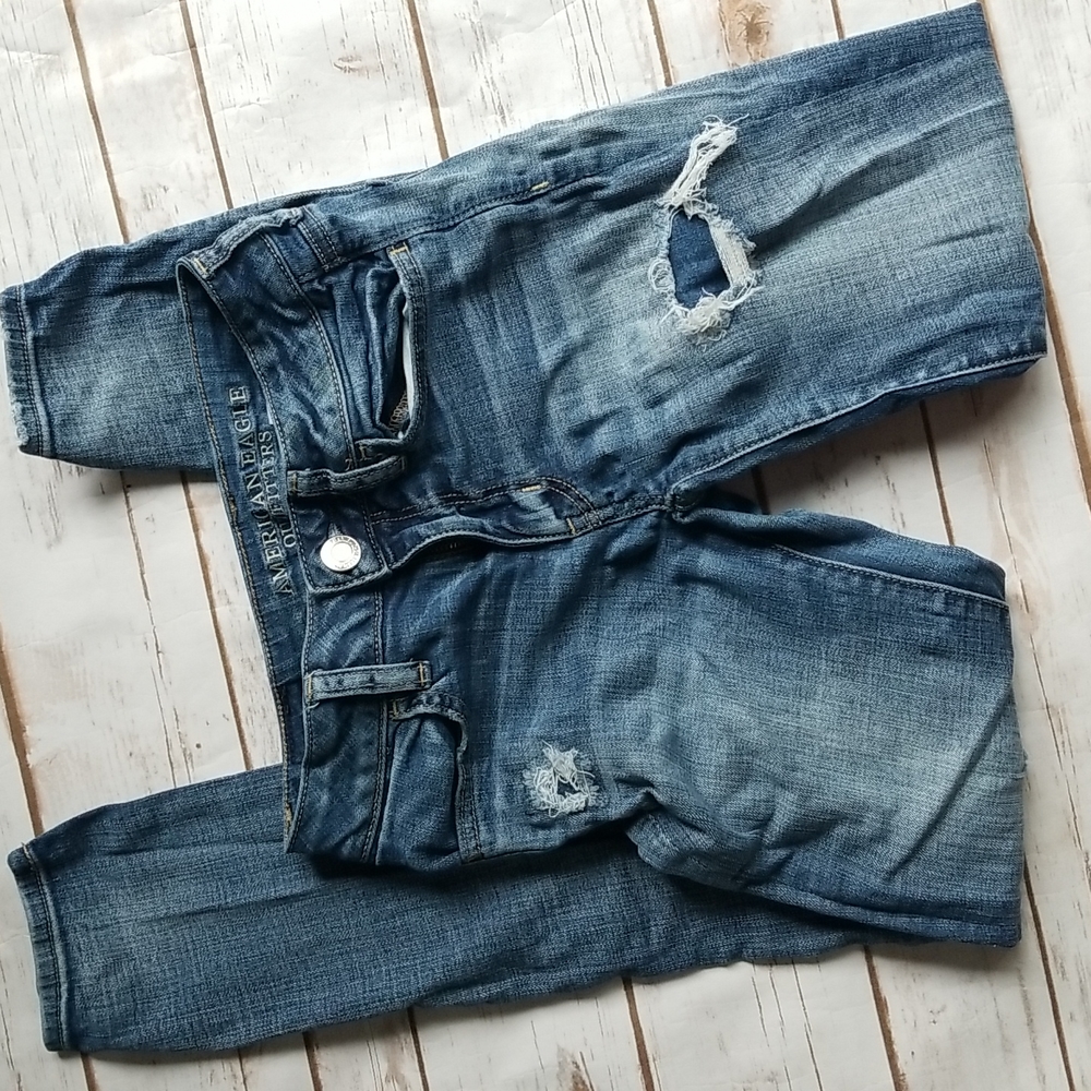 American Eagle super stretch jegging. Size 0. GUC